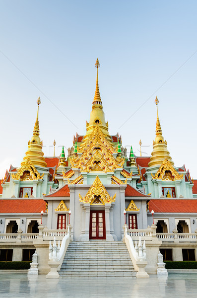 Beautiful golden pagoda Stock photo © Yongkiet
