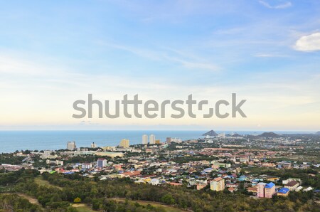 Beautiful landscaped of Hua Hin city Stock photo © Yongkiet