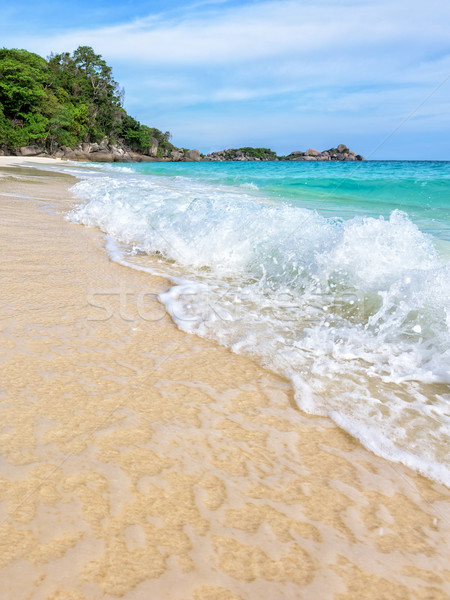 Beach and waves at Similan National Park in Thailand Stock photo © Yongkiet