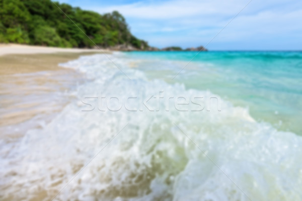 Blurred photograph sea and beach at Similan island, Thailand Stock photo © Yongkiet