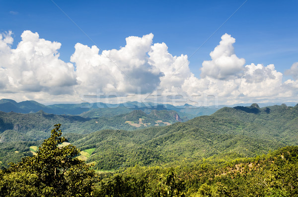 Paisagem alto montanha alcance ver Foto stock © Yongkiet