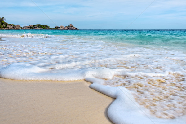 Beach and waves at Similan National Park in Thailand Stock photo © Yongkiet