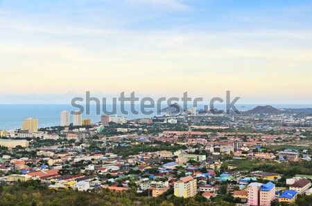 Beautiful landscaped of Hua Hin city Stock photo © Yongkiet