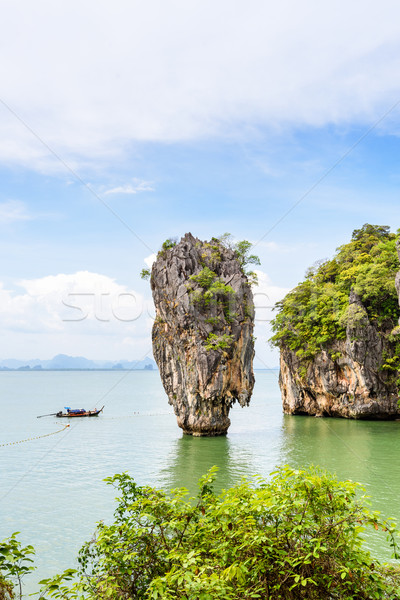 High angle view Khao Tapu island Stock photo © Yongkiet