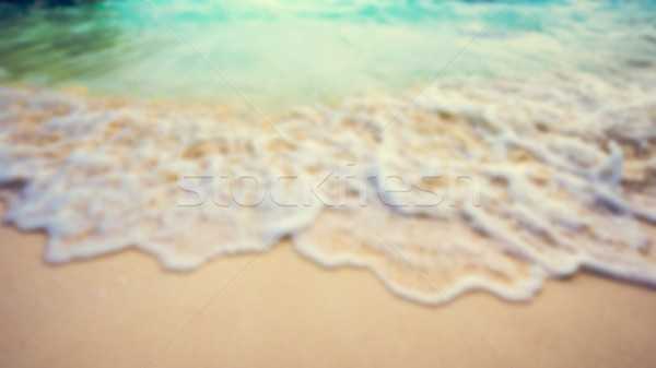 Blur vintage style summer beach in Thailand Stock photo © Yongkiet
