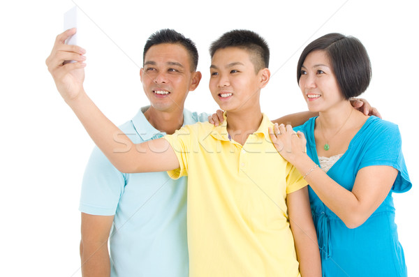 Stock photo: Asian family