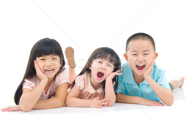 Asian ragazzi sorriso istruzione ragazzo kid Foto d'archivio © yongtick