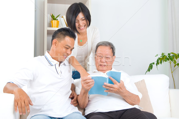 Asian family  Stock photo © yongtick