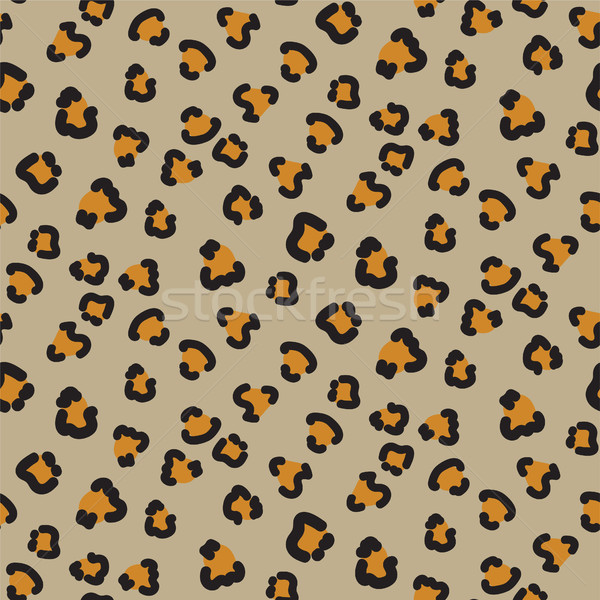 Jaguar seamless vector pattern. Stock photo © yopixart