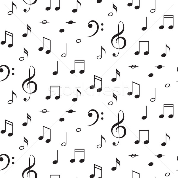 Coleção Símbolos Musicais Notas Notação Musical vetor(es) de stock de  ©n.style 549558464