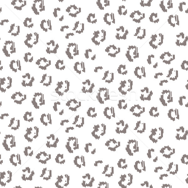 Cheetah scribbled texture seamless vector pattern. Stock photo © yopixart