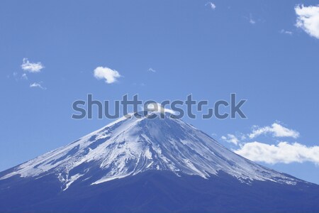 Mt Fuji in winter Stock photo © yoshiyayo