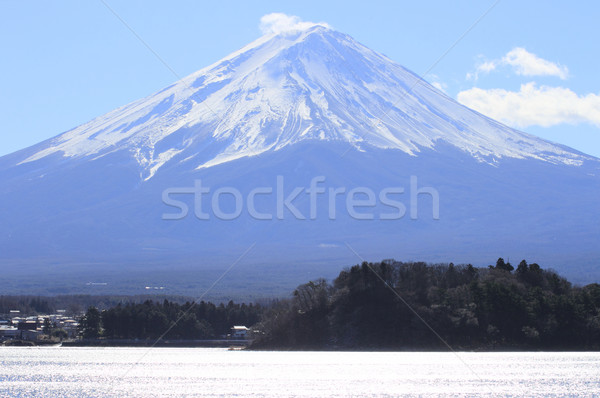 Mt Fuji in winter Stock photo © yoshiyayo