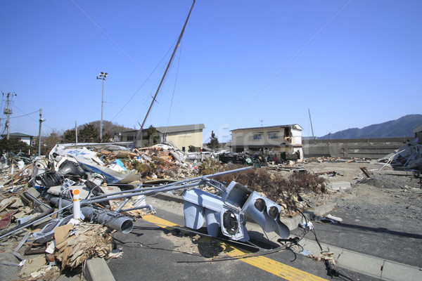 Groß Japan Erdbeben Stock foto © yoshiyayo