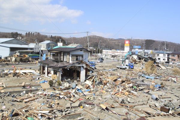 Япония землетрясение Сток-фото © yoshiyayo
