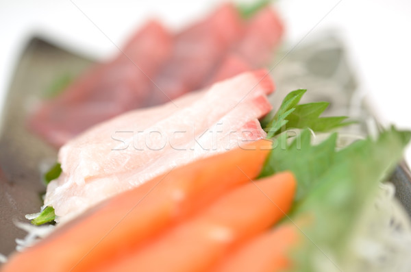 świeże sashimi zdjęcie japoński tradycyjny dania Zdjęcia stock © YUGOKYOGO