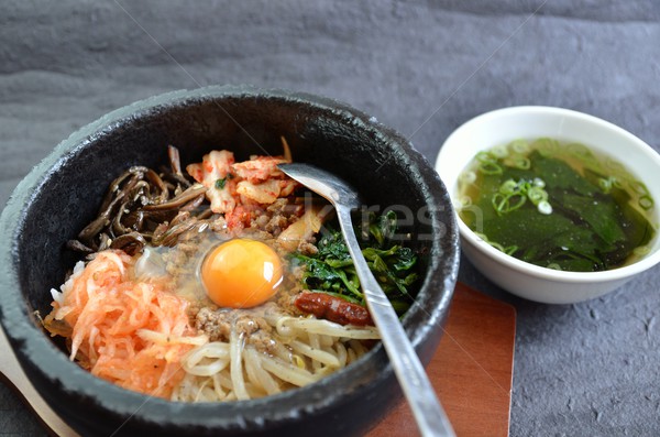 Quente arroz famoso primavera peixe ovo Foto stock © YUGOKYOGO