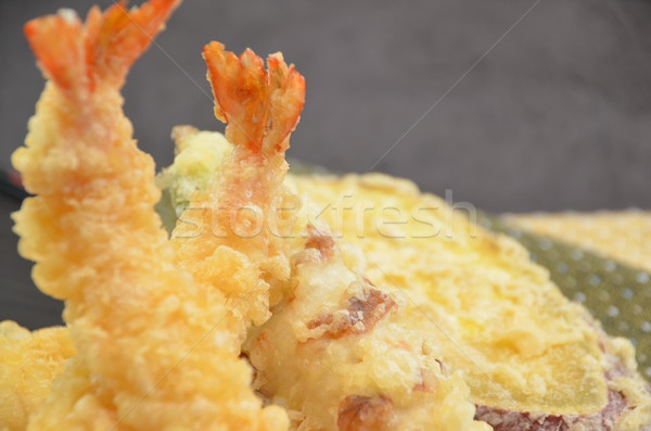 Quadro japonês tradicional pratos comida asiático Foto stock © YUGOKYOGO