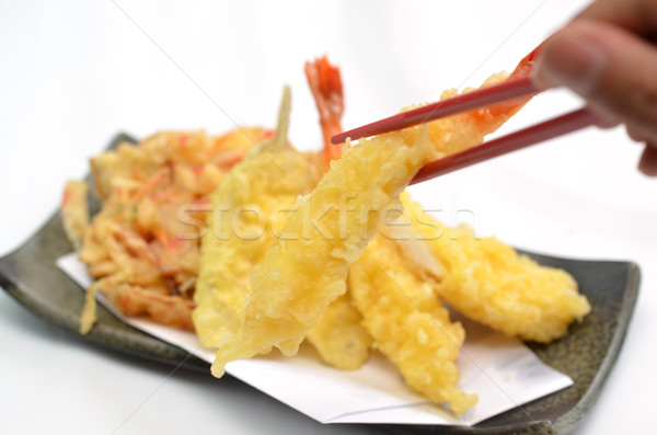 Quadro japonês tradicional pratos comida asiático Foto stock © YUGOKYOGO