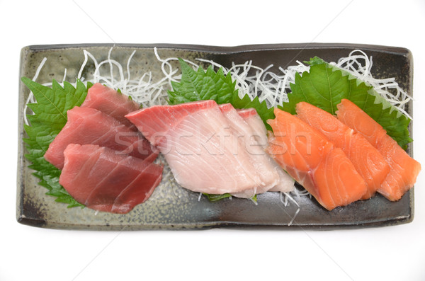 Frescos sashimi Foto japonés tradicional platos Foto stock © YUGOKYOGO