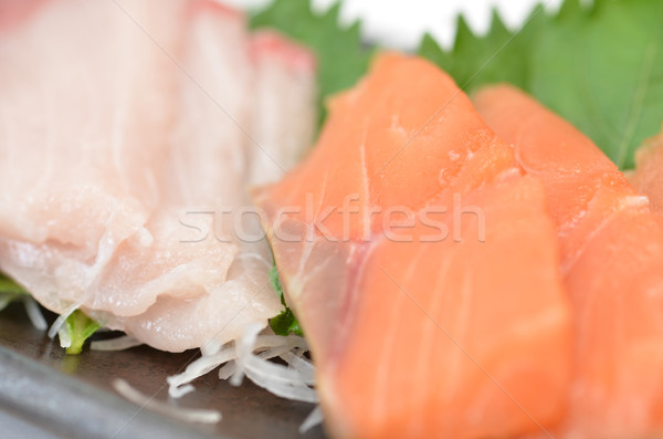 Fresh sashimi Stock photo © YUGOKYOGO