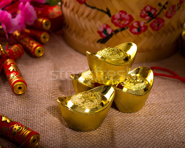 Tradycyjny chiński nowy rok kwiat ognia życia asian Zdjęcia stock © yuliang11