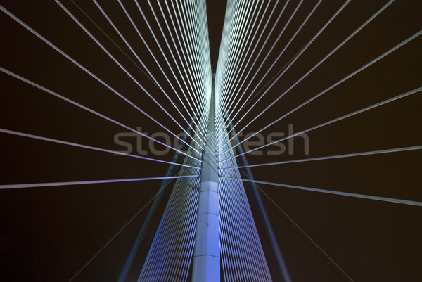 Abstrato ponte negócio edifício luz fundo Foto stock © yuliang11