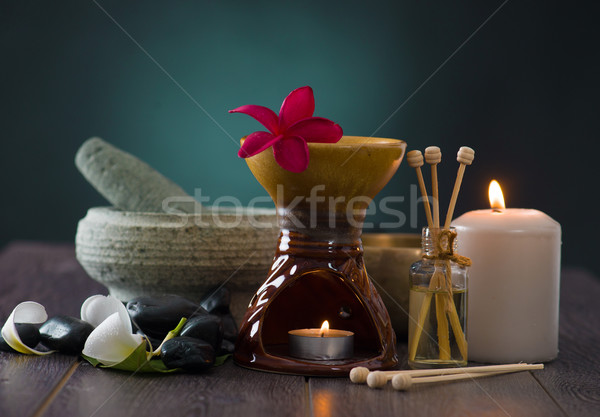 Tropicali spa salute trattamento aroma terapia Foto d'archivio © yuliang11