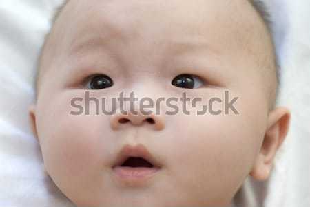 Asian baby faccia foto amore Foto d'archivio © yuliang11