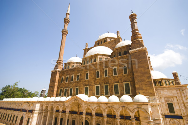 Moschea Cairo blu africa storia religione Foto d'archivio © yuliang11