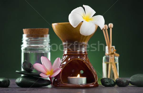 tropical frangipani aroma therapy spa health treatment with  and Stock photo © yuliang11