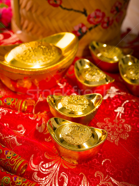 gong xi fa cai , traditional chinese new year items Stock photo © yuliang11