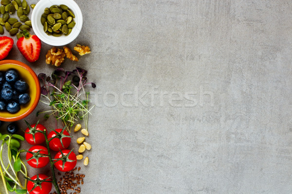 Selection of ingredients Stock photo © YuliyaGontar