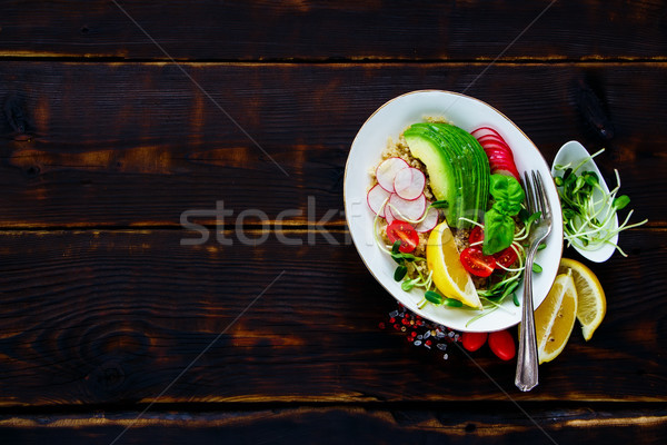 Quinoa salad Stock photo © YuliyaGontar