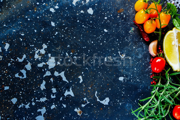 Healthy eating and cooking Stock photo © YuliyaGontar