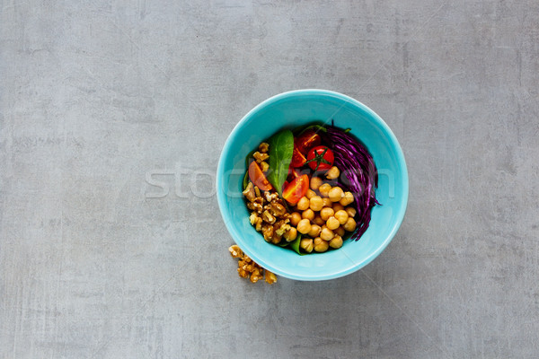 Vegan buddha bowl Stock photo © YuliyaGontar