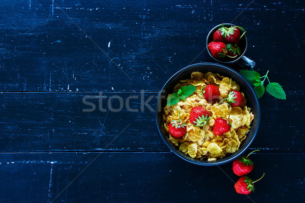 Healthy breakfast set Stock photo © YuliyaGontar