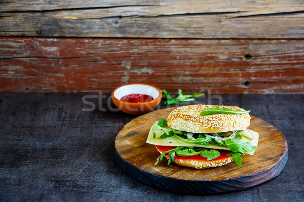 [[stock_photo]]: Saine · sandwich · savoureux · fraîches · fromages
