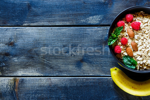 Healthy breakfast composition Stock photo © YuliyaGontar