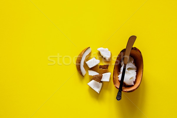 Organic Coconut butter Stock photo © YuliyaGontar