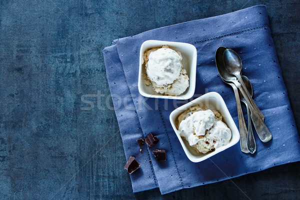 Chocolate ice cream Stock photo © YuliyaGontar