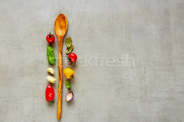 Fresh organic ingredients Stock photo © YuliyaGontar