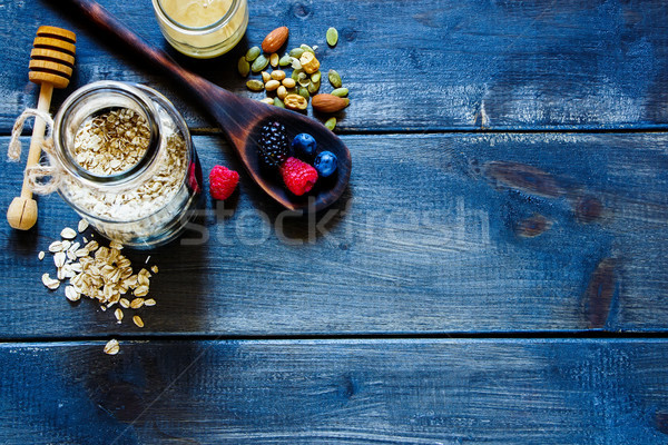 Diet breakfast ingredients Stock photo © YuliyaGontar