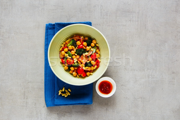 Vegan salad bowl  Stock photo © YuliyaGontar