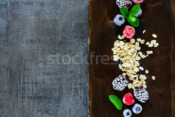 Stock photo: Healthy ingredients for smoothie