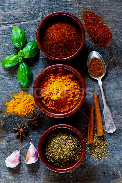 spices and herbs Stock photo © YuliyaGontar