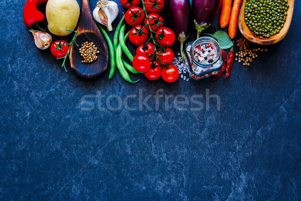 Fresh unprocessed vegetables Stock photo © YuliyaGontar