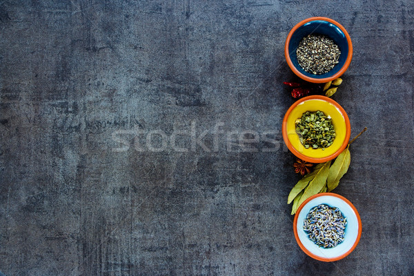 Herbs and spices Stock photo © YuliyaGontar