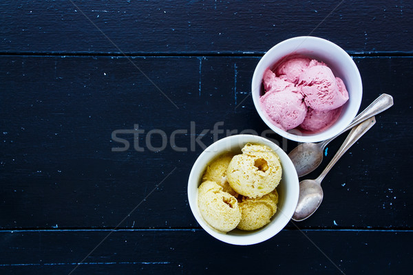 Fruit ice cream Stock photo © YuliyaGontar