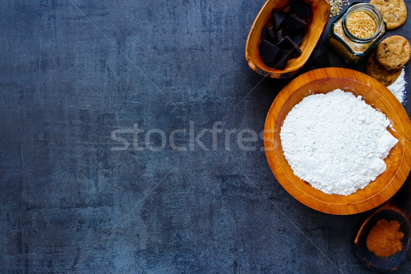 Making chocolate cookies Stock photo © YuliyaGontar